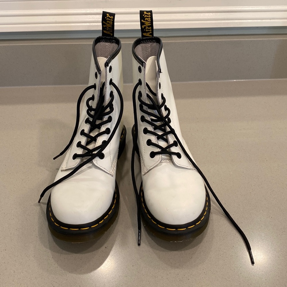White Dr. Martens